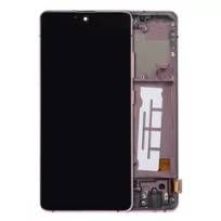 S30 Prism Cube Pink Samsung Galaxy A51 5G (A516 / 2020) (Non-Verizon 5G UW Frame) (6.46")  OLED Assembly With Frame (Aftermarket Plus)