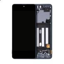Service Pack Prism Cube Black Samsung Galaxy A51 5G (A516 / 2020) (Non-Verizon 5G UW Frame) OLED Assembly With Frame