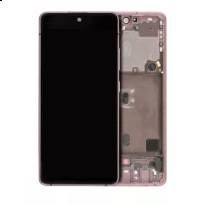 Service Pack Prism Cube Pink Samsung Galaxy A51 5G (A516 / 2020) (Non-Verizon 5G UW Frame) OLED Assembly With Frame