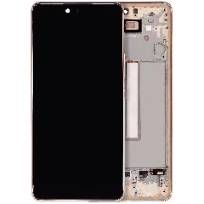 S30 Peach Samsung Galaxy A53 / A53 5G (A535 / A536 / 2022) (6.46")  OLED Assembly With Frame (Aftermarket Plus)