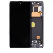 Service Pack Aura Black Samsung Galaxy Note 10 Lite OLED Assembly With Frame