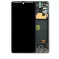 Service Pack Aura Glow Samsung Galaxy Note 10 Lite  (Aura Glow / Silver) OLED Assembly With Frame