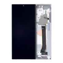 Service Pack Mystic White Samsung Galaxy Note 20 Ultra 5G OLED Assembly With Frame