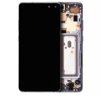 Refurbished Majestic Black Samsung Galaxy S10 5G OLED Assembly With Frame