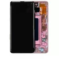 Refurbished Flamingo Pink Samsung Galaxy S10 OLED Assembly With Frame
