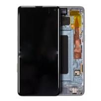 Service Pack Prism Blue Samsung Galaxy S10 OLED Assembly With Frame