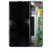Service Pack Prism Green Samsung Galaxy S10 OLED Assembly With Frame