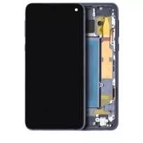 Pull Prism Black Samsung Galaxy S10e (Used OEM Pull: Grade A) OLED Assembly With Frame