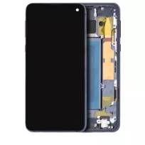 Refurbished Prism Black Samsung Galaxy S10E OLED Assembly With Frame