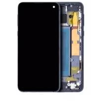 Service Pack Prism Black Samsung Galaxy S10E OLED Assembly With Frame