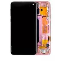 Service Pack Flamingo Pink Samsung Galaxy S10E OLED Assembly With Frame