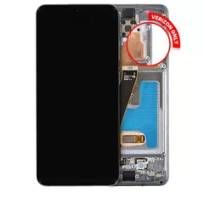 Refurbished Cosmic Black Samsung Galaxy S20 5G (Verizon 5G UW Frame Only) OLED Assembly With Frame