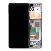 Service Pack Cosmic Gray Samsung Galaxy S20 5G (Non-Verizon 5G UW Frame) OLED Assembly With Frame