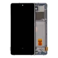 S30 Cloud White Samsung Galaxy S20 FE 4G / 5G  OLED Assembly With Frame (Aftermarket Plus)