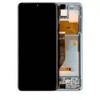 Service Pack Cloud Blue Samsung Galaxy S20 Plus 5G OLED Assembly With Frame