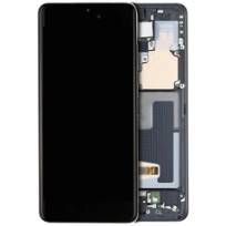S30 Cosmic Black Samsung Galaxy S20 Ultra 5G  OLED Assembly With Frame (Aftermarket Plus)