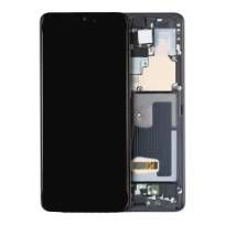 Service Pack Cosmic Black Samsung Galaxy S20 Ultra 5G OLED Assembly With Frame