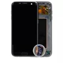Refurbished Black Onyx Samsung Galaxy S7 Edge (International / G935F) OLED Assembly With Frame