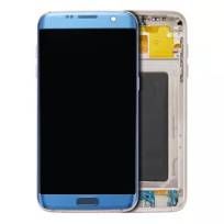 Refurbished Coral Blue Samsung Galaxy S7 Edge (All US Models / G935A)  (Blue Coral) OLED Assembly With Frame