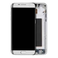 Refurbished Silver Samsung Galaxy S7 Edge (All US Models / G935A) OLED Assembly With Frame