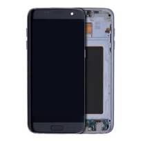 Refurbished Black Onyx Samsung Galaxy S7 Edge(All US Models / G935A) OLED Assembly With Frame