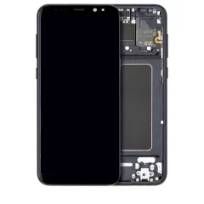 Service Pack Midnight Black Samsung Galaxy S8 Plus OLED Assembly With Frame