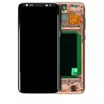 Refurbished Gold Samsung Galaxy S8 OLED Assembly With Frame