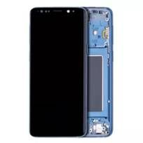 Refurbished Coral Blue Samsung Galaxy S9 OLED Assembly With Frame