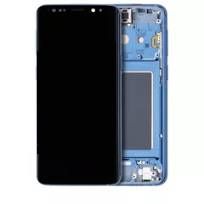 Service Pack Coral Blue Samsung Galaxy S9 OLED Assembly With Frame