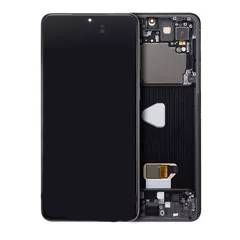 Refurbished Phantom Black Samsung Galaxy S21 Plus 5G OLED Assembly With Frame