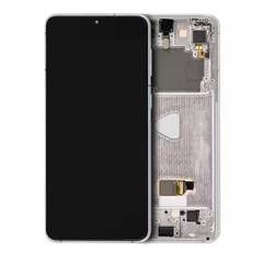 Refurbished Phantom Silver Samsung Galaxy S21 Plus 5G OLED Assembly With Frame