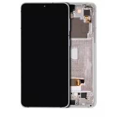 Service Pack Phantom Silver Samsung Galaxy S21 Plus 5G OLED Assembly With Frame