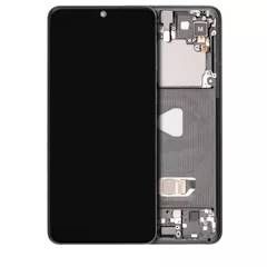 Pull Phantom Black Samsung Galaxy S21 Plus 5G (Used OEM Pull: Grade B/C) OLED Assembly With Frame