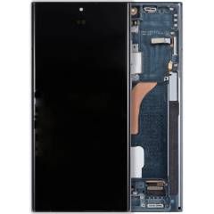 Refurbished Green Samsung Galaxy S22 Ultra 5G OLED Assembly With Frame