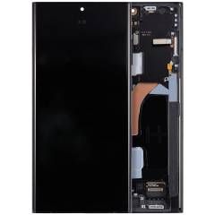 Service Pack Graphite Samsung Galaxy S22 Ultra 5G OLED Assembly With Frame
