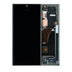 Service Pack Sky Blue Samsung Galaxy S23 Ultra 5G (US & International)  (Sky Blue & Lime) OLED Assembly With Frame