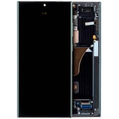 S30 Graphite Samsung Galaxy S23 Ultra (US & International)  OLED Assembly With Frame (Aftermarket Plus)