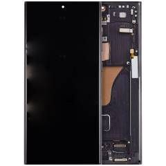 Refurbished Phantom Black Samsung Galaxy S23 Ultra (US & International) OLED Assembly With Frame