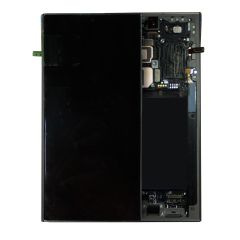 OLED Assembly With Frame Compatible For Samsung Galaxy S24 Ultra (Service Pack) (Titanium Gray)  