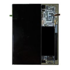 OLED Assembly With Frame Compatible For Samsung Galaxy S24 Ultra (Service Pack) (Titanium Yellow)  