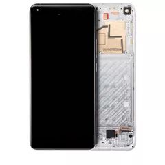 Refurbished Cloud White Xiaomi Mi 11 OLED Assembly With Frame