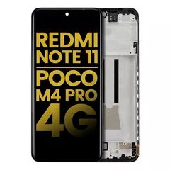 Refurbished All Colors Xiaomi Redmi Note 11 OLED Assembly With Frame