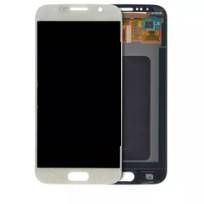 Refurbished White Pearl Samsung Galaxy S6 OLED Assembly Without Frame