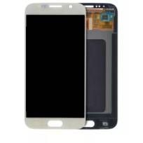 Service Pack White Pearl Samsung Galaxy S6 OLED Assembly Without Frame