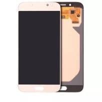 S30 Gold Samsung Galaxy J7 / J7 Pro (J730 / 2017) OLED Assembly Without Frame (Aftermarket Plus)