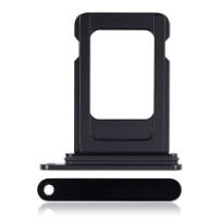 Black iPhone 15 / 15 Plus Single Sim Card Tray