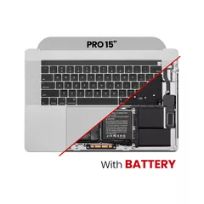 Space Gray MacBook Pro 15" Touch Bar (A1990 / Late 2018 / Early 2019)  (US English) Top Case Assembly (With Battery And Keyboard)