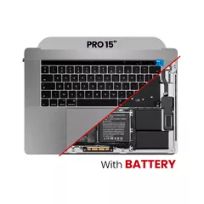 Space Gray MacBook Pro 15" Touch Bar (A1990 / Late 2018 / Early 2019)  (UK English) Top Case Assembly (With Battery And Keyboard)