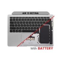 Pull Space Gray MacBook Air 13" Retina (A1932 / Late 2018 / Early 2019 / Mid 2019) (US English) (Used OEM Pull: Grade New) Top Case Assembly With Battery And Keyboard