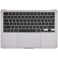 Space Gray MacBook Air 13" (A2681 / Mid 2022)  (US Keyboard) Top Case Assembly With Battery And Keyboard